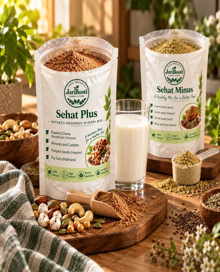 Jari Booti Sehat Plus & Sehat Minus Herbal Powder