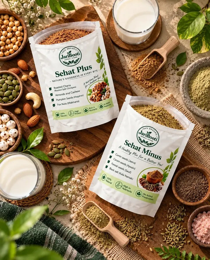 Jari Booti Sehat Plus & Sehat Minus Herbal Powder